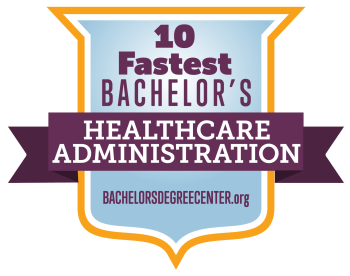 10 Fastest Online Healthcare Administration Bachelor's Degree Programs ...