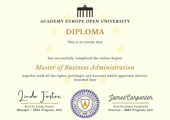 Affordable Online MBA No GMAT